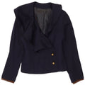 Vintage γυναικείο σακάκι με 2 κουμπιά σακάκι UK 10 Small Navy Blue