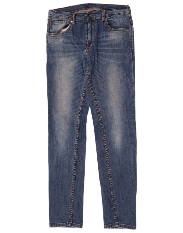 Zara Herre Slim Jeans EU 40 Medium W31 L32 Blå Bomuld