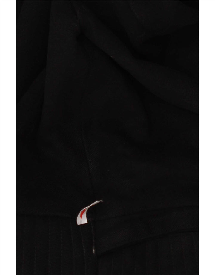 Jaqueta feminina Reiss Biker UK 10 pequena lã preta