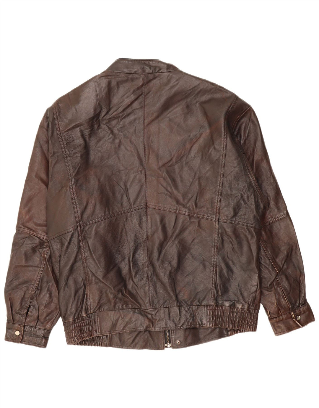 VINTAGE Mens Bomber Jacket UK 40 Large Brown