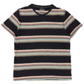 FAT FACE T-Shirt Homme Noir Moyen Rayé Coton