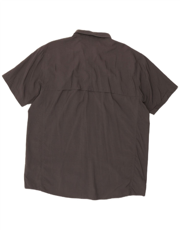 The North Face Kortærmet Herreskjorte 2XL Grå Nylon