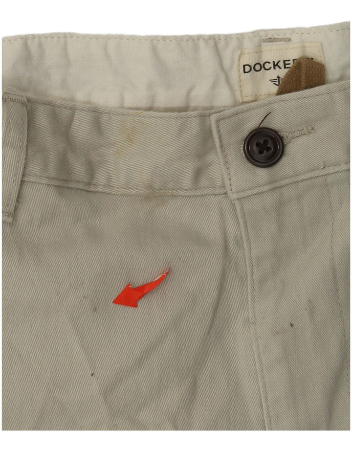 DOCKERS Pantaloncini cargo da uomo W33 Cotone beige medio