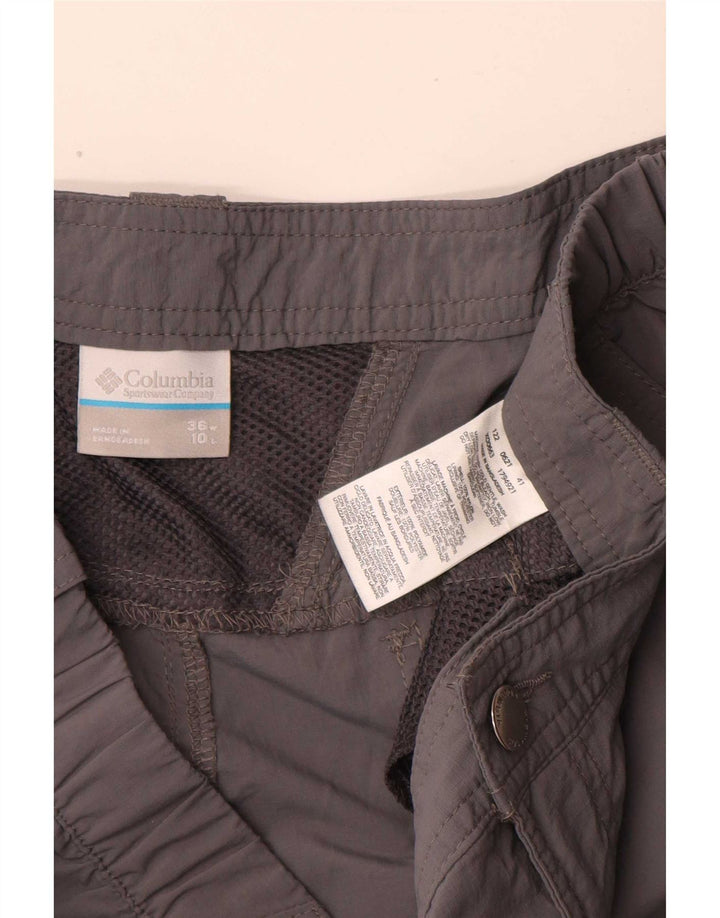 Columbia Mens Cargo Shorts W36 nagy szürke nylon