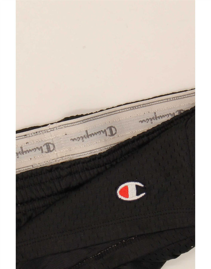 Champion Womens Sports Shorts UK 12 Medium Black