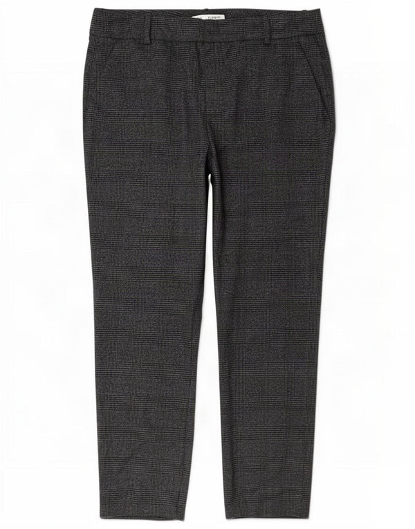 Zara Γυναικείο κωνικό παντελόνι Chino EU 40 Medium W30 L27 Grey Houndstooth