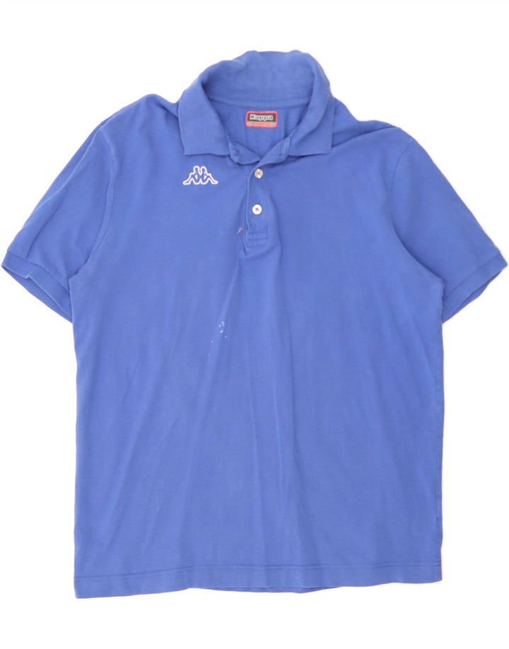 KAPPA Mens Polo Shirt XL Blue Cotton Vintage Kappa and Second-Hand Kappa from Messina Hembry 