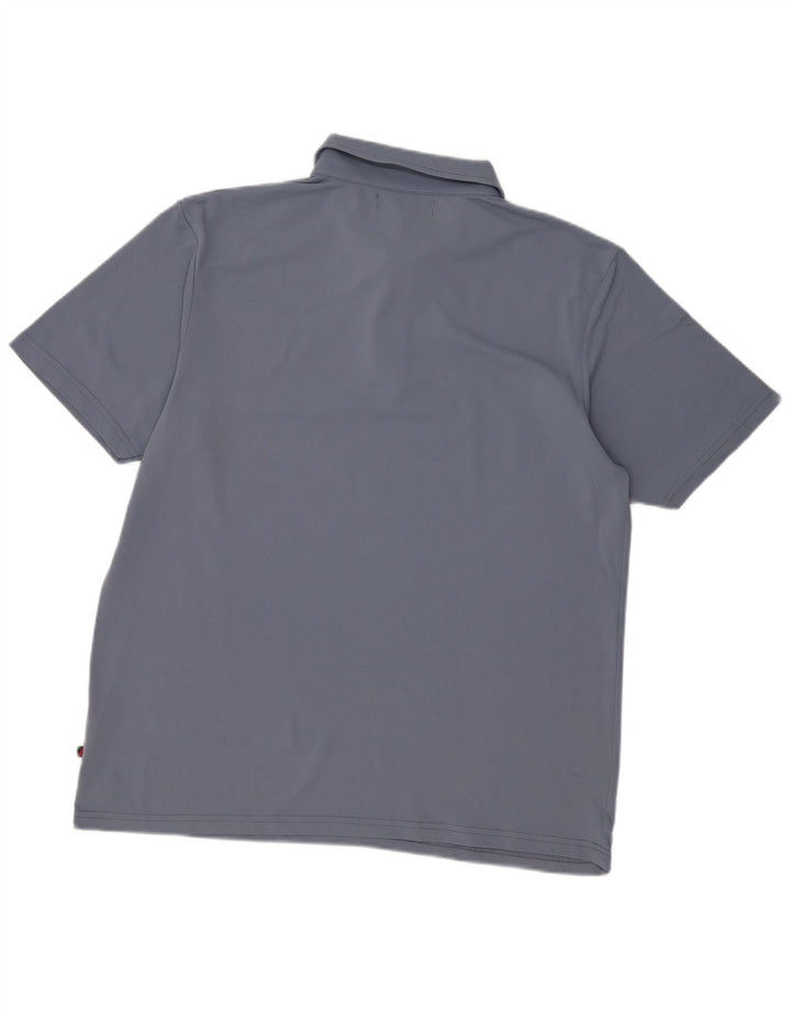 Ανδρικό πουκάμισο πόλο Marlboro Classics 2XL Blue Polyamide