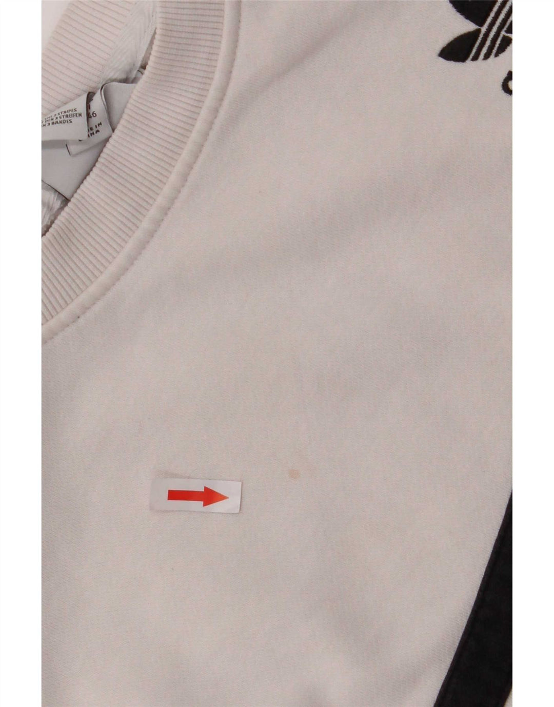 Adidas Sweat-shirt surdimensionné pour femme UK 14 Rose moyen Colourblock