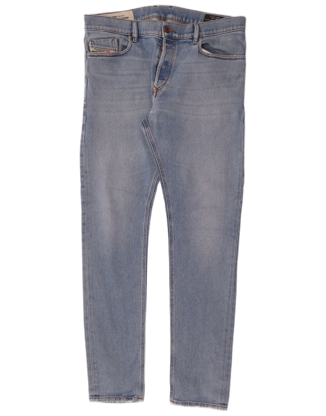 Diesel Mens Slim Jeans W34 L34 Blue Cotton
