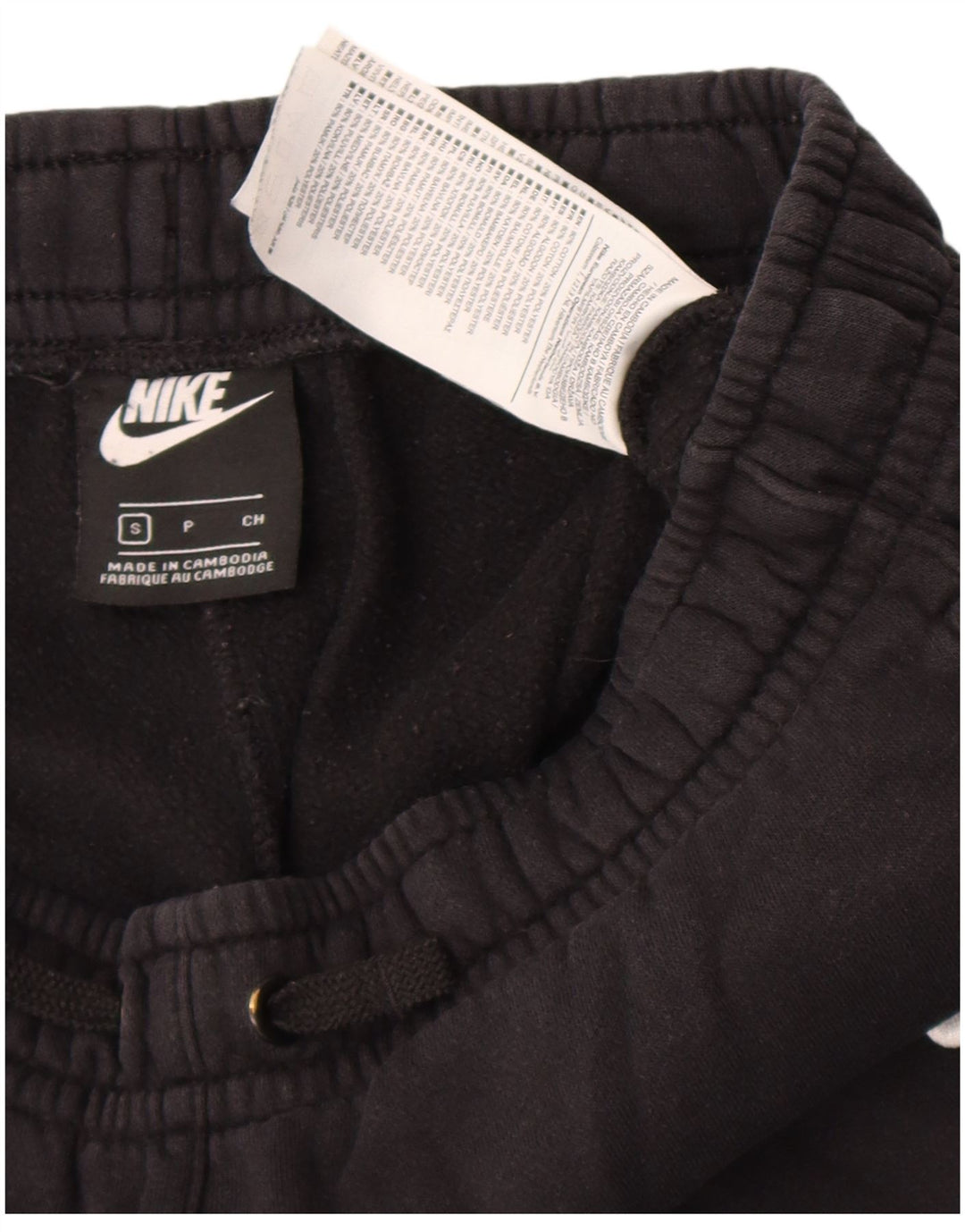 Nike Mens Tracksuit Trousers Joggers Small  Black Cotton