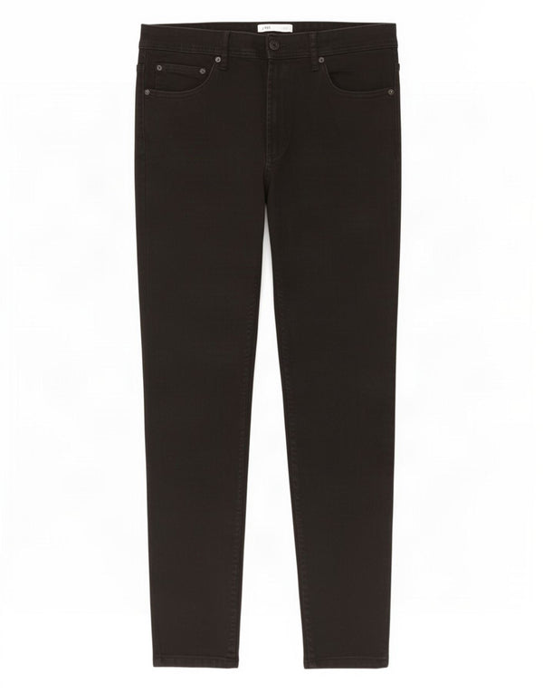 Zara Ανδρικό Skinny Jeans EU 46 XL W36 L28 Μαύρο βαμβακερό