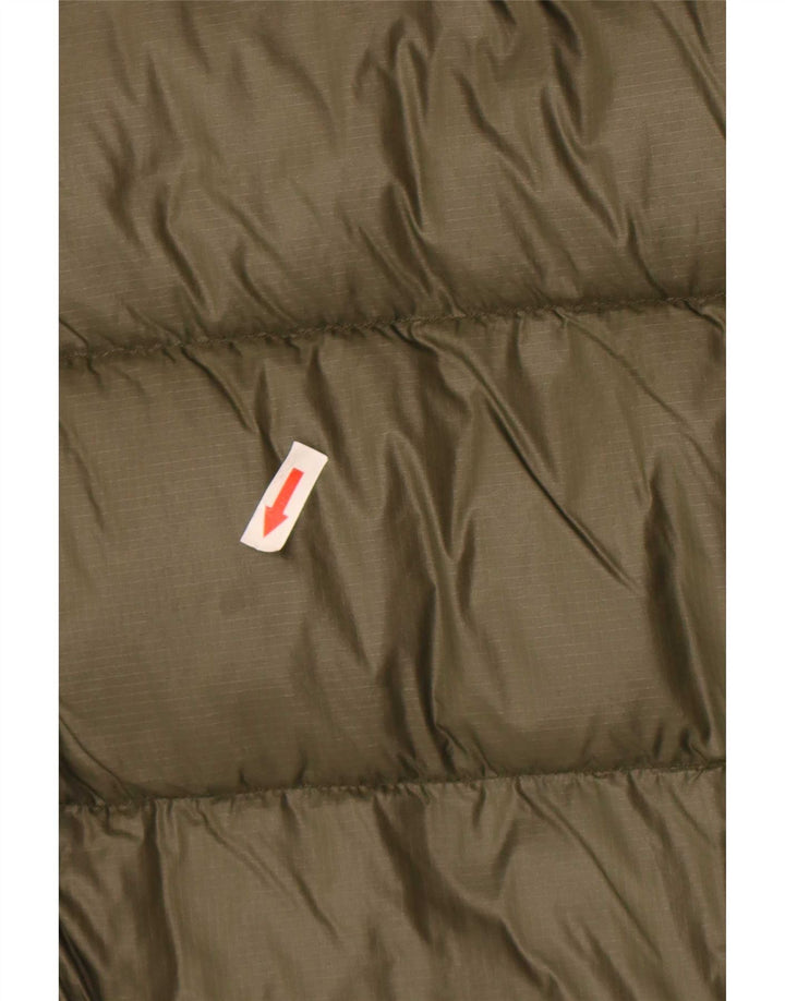 PEUTEREY Chaqueta acolchada con capucha para mujer UK 40 Large Poliamida caqui