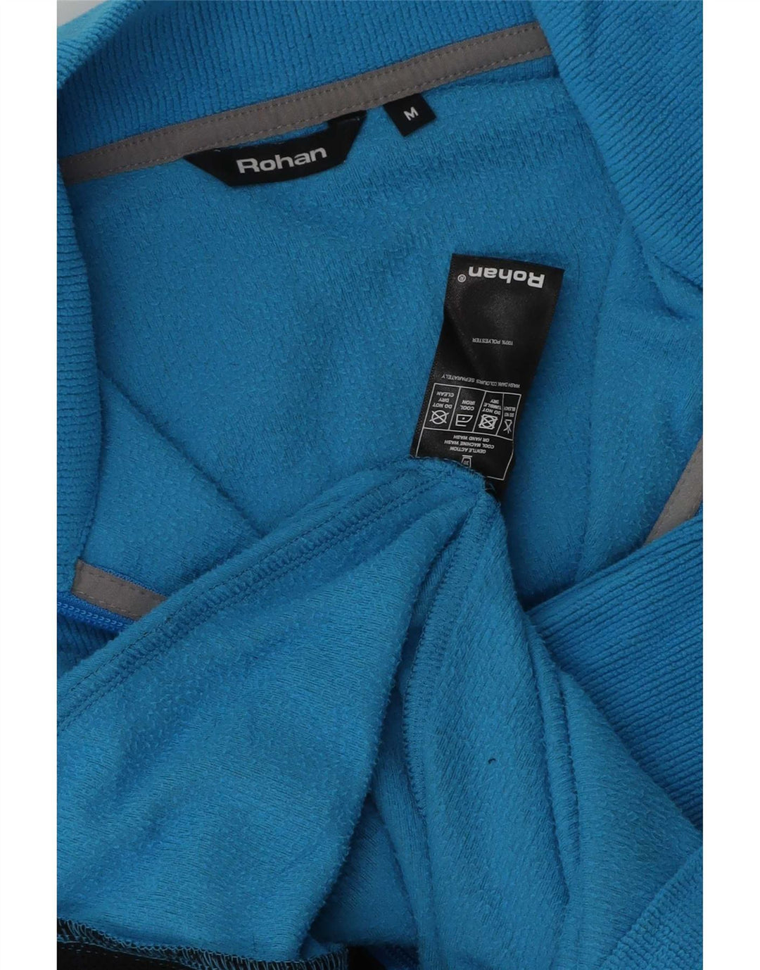 Rohan Herre Fleecejakke UK 38 Medium Blue Polyester