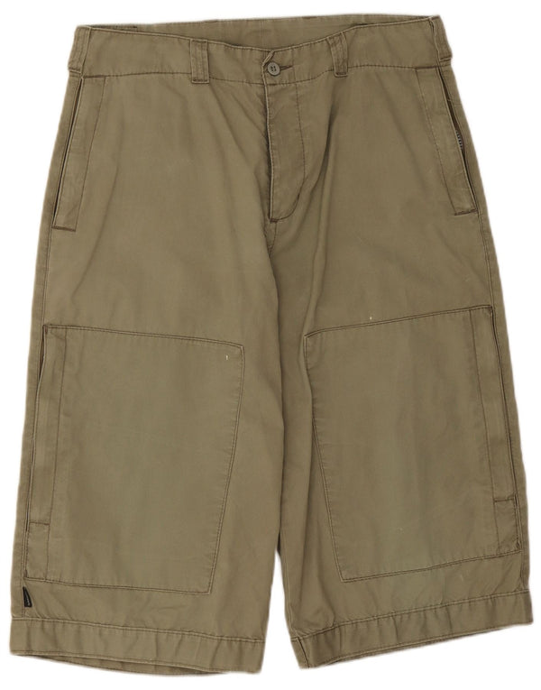 Pantaloncini cargo da donna Dockers W31 cotone kaki medio