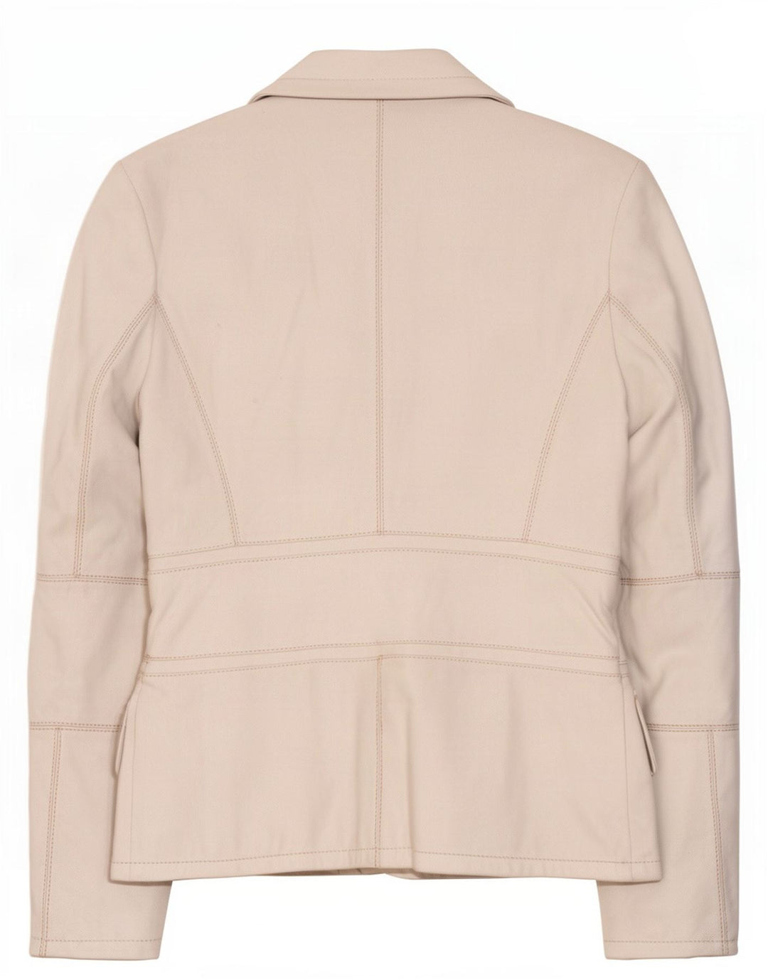 Conbipel Dame 2-knaps læder blazerjakke IT 42 Medium White