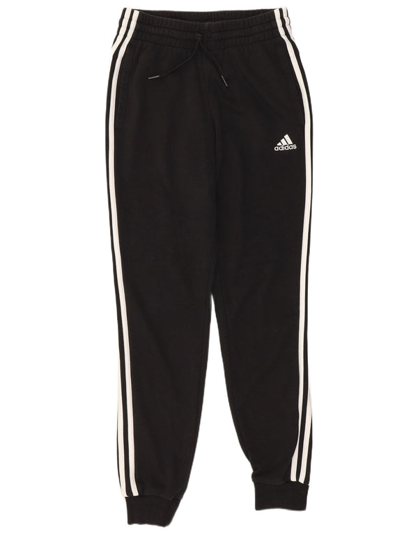Pantaloni de trening Adidas pentru femei Pantaloni de jogging XS Negru Bumbac Sport