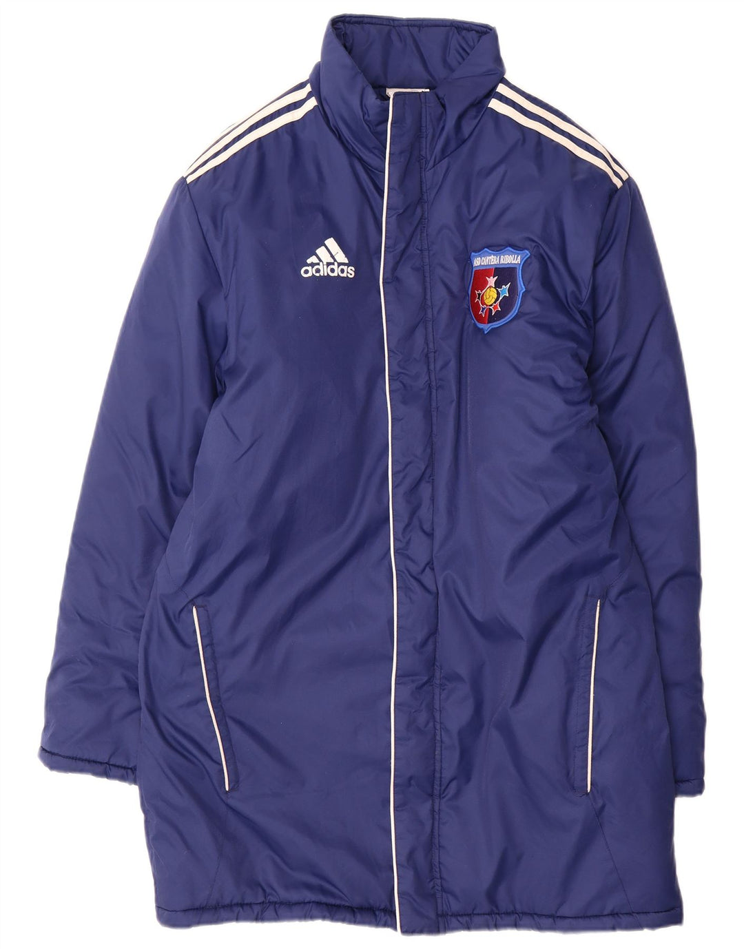 Adidas muški podstavljeni kaput UI 34/36 mali plavi najlon