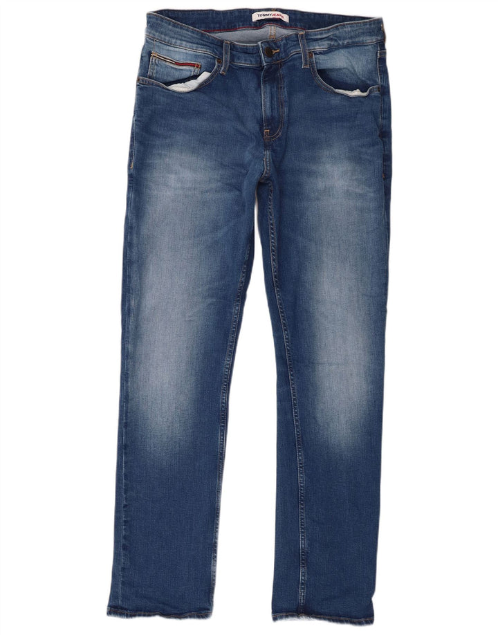 Tommy Hilfiger Jean droit Ryan Regular homme W34 L32 bleu coton