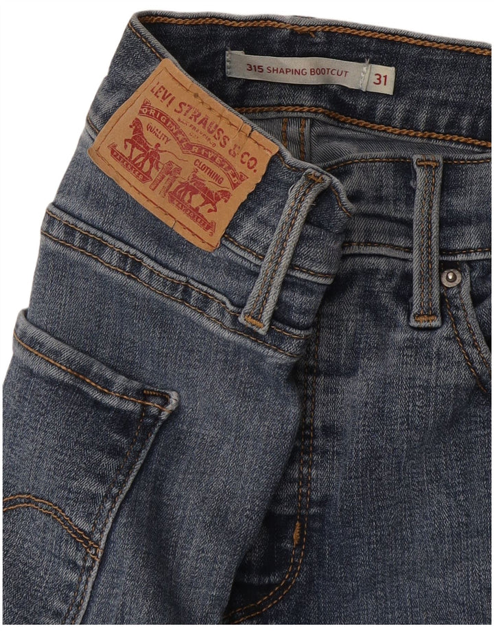 Levi's Damen 315 Shaping Bootcut Jeans W31 L33 Blau