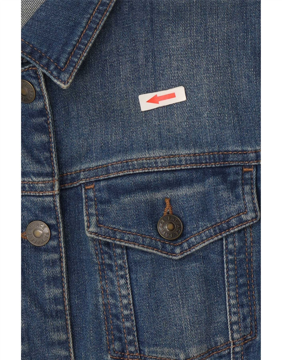 Giacca di jeans da donna Fat Face UK 14 grande cotone blu