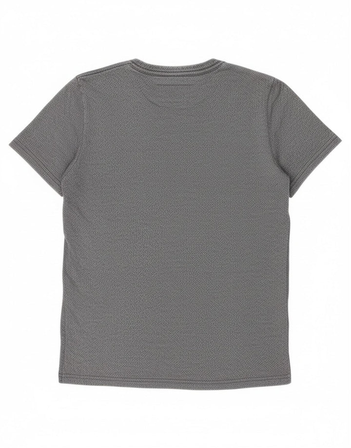 T-shirt da uomo Superdry Top Small in cotone tie-dye grigio