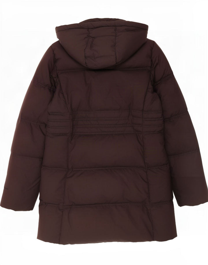 Cappotto imbottito con cappuccio da donna Gas UK 14 Poliestere marrone medio