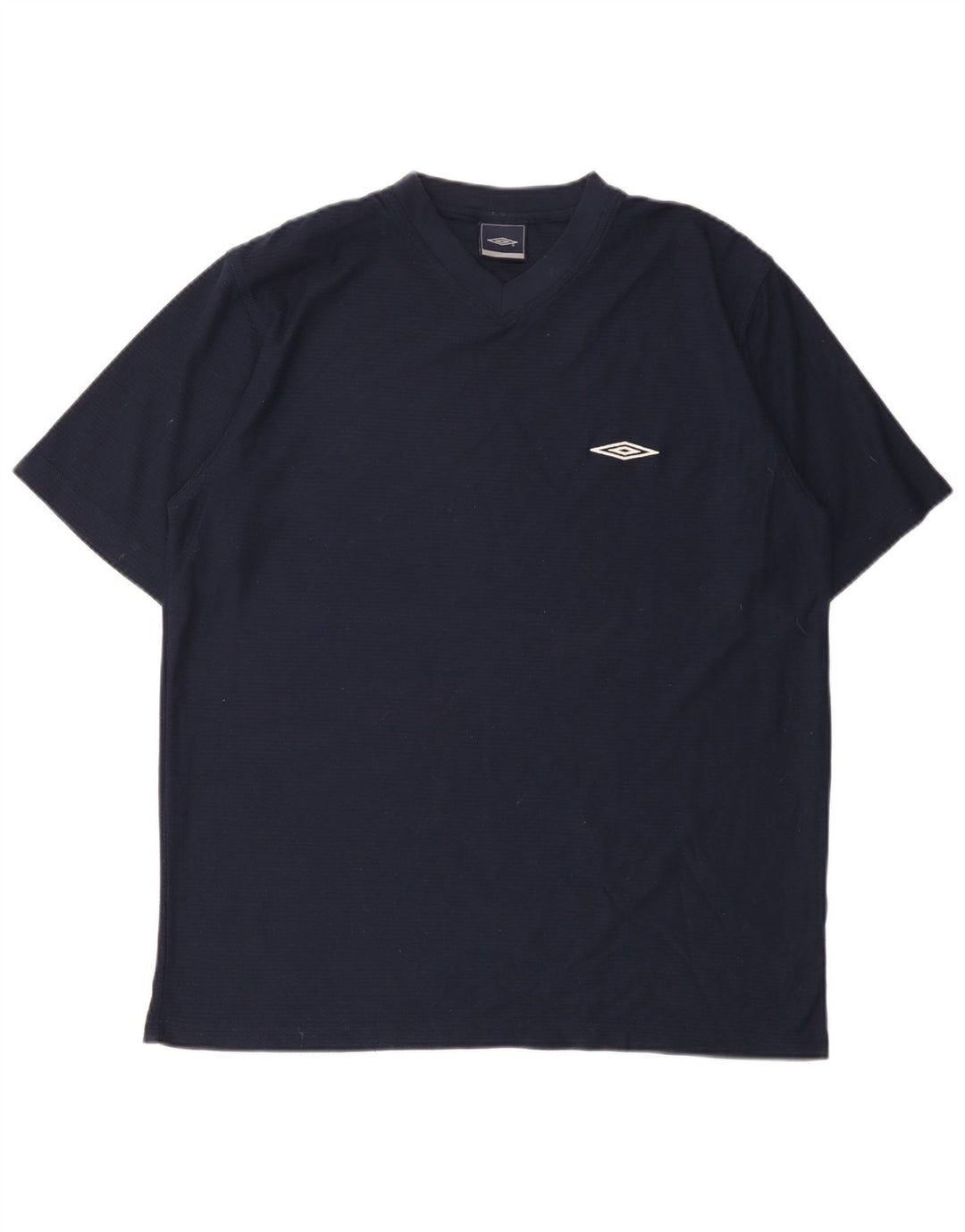 Umbro Herre T-Shirt Top XL Marineblå Polyester