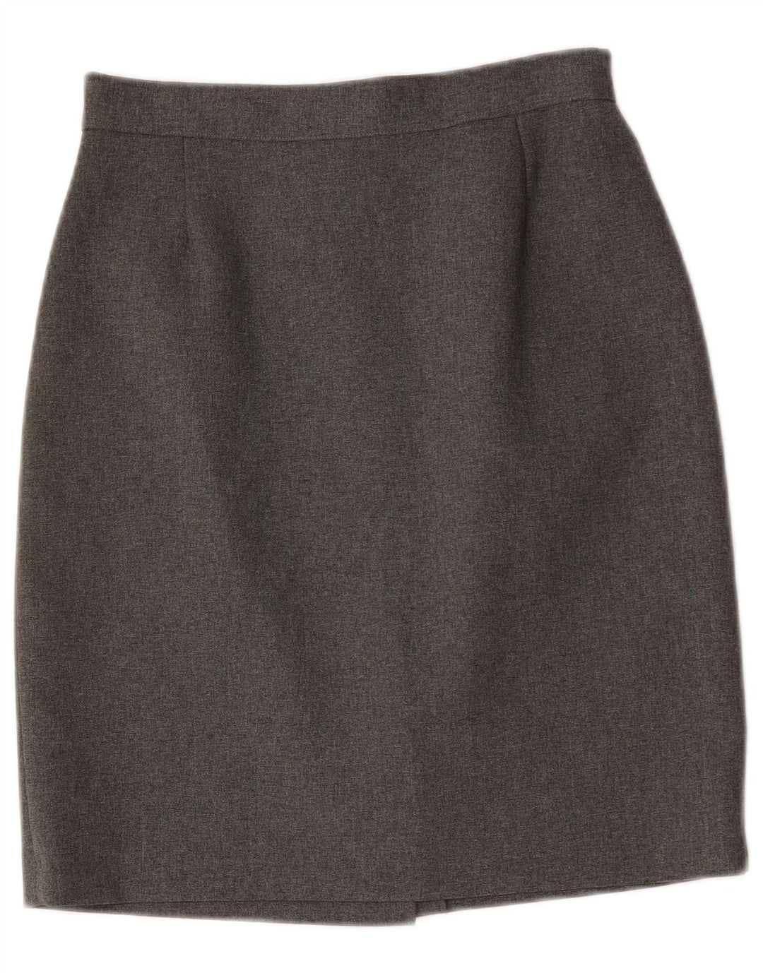 Vintage Womens High Waist Pencil Skirt IT 44 Medium W26 Grey Polyester