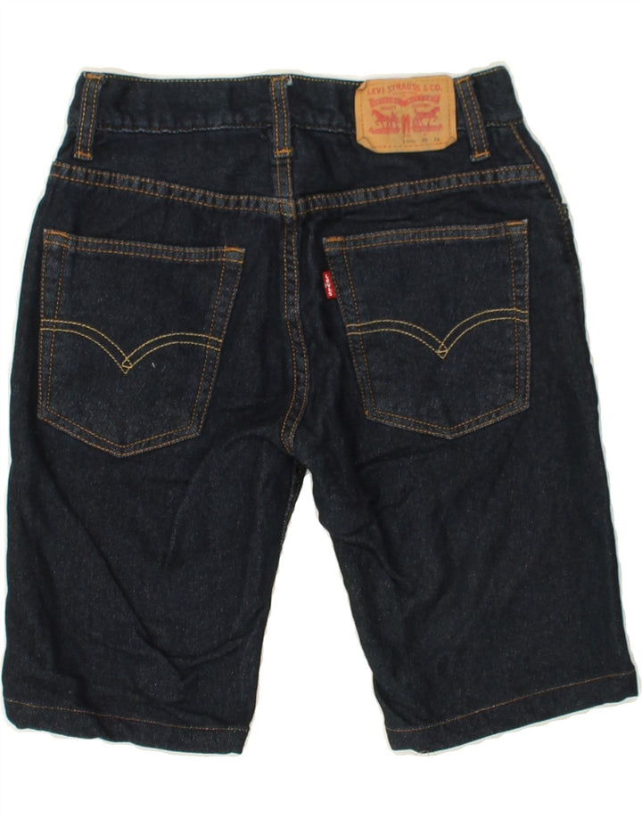 LEVI'S Boys Denim Shorts 11-12 Years W26 Navy Blue Cotton | Vintage Levi's | Thrift | Second-Hand Levi's | Used Clothing | Messina Hembry 