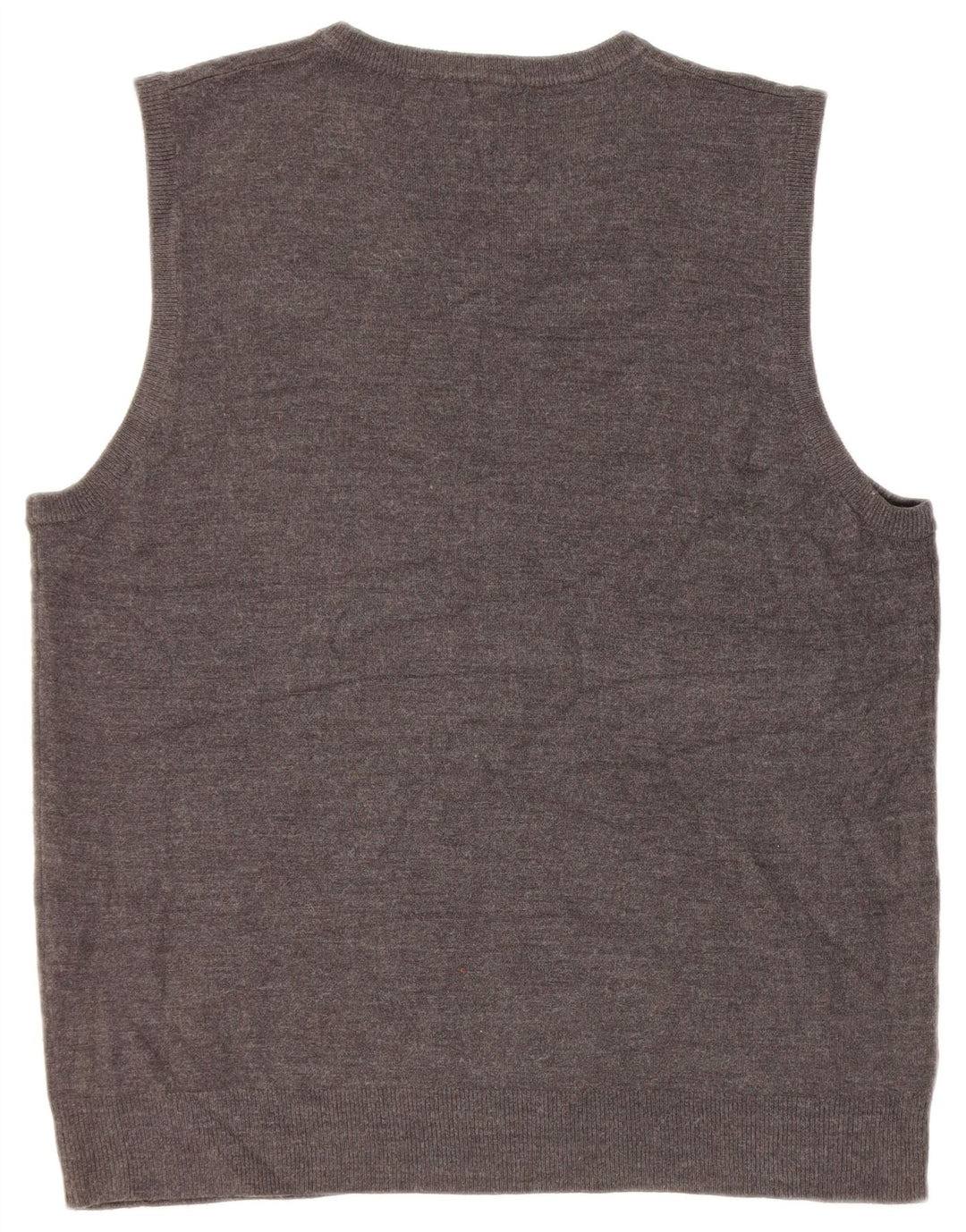 John Lewis Mens Vest Tank Top XL Grey Acrylic