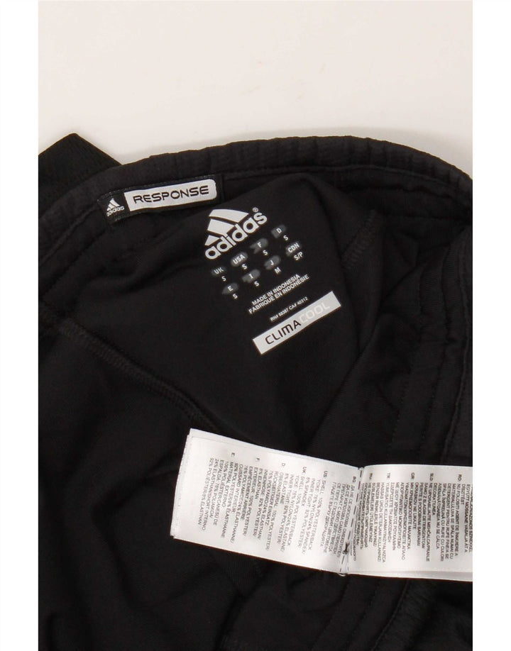 Pantaloncini sportivi Adidas Climacool da uomo piccoli in poliestere nero