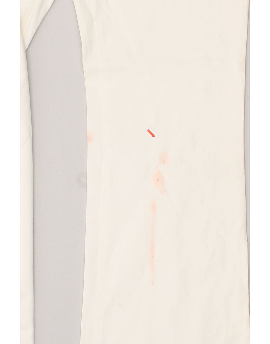 SISLEY Womens Bootcut Chino Trousers IT 42 Medium W30 L29 White Cotton Vintage Sisley and Second-Hand Sisley from Messina Hembry 