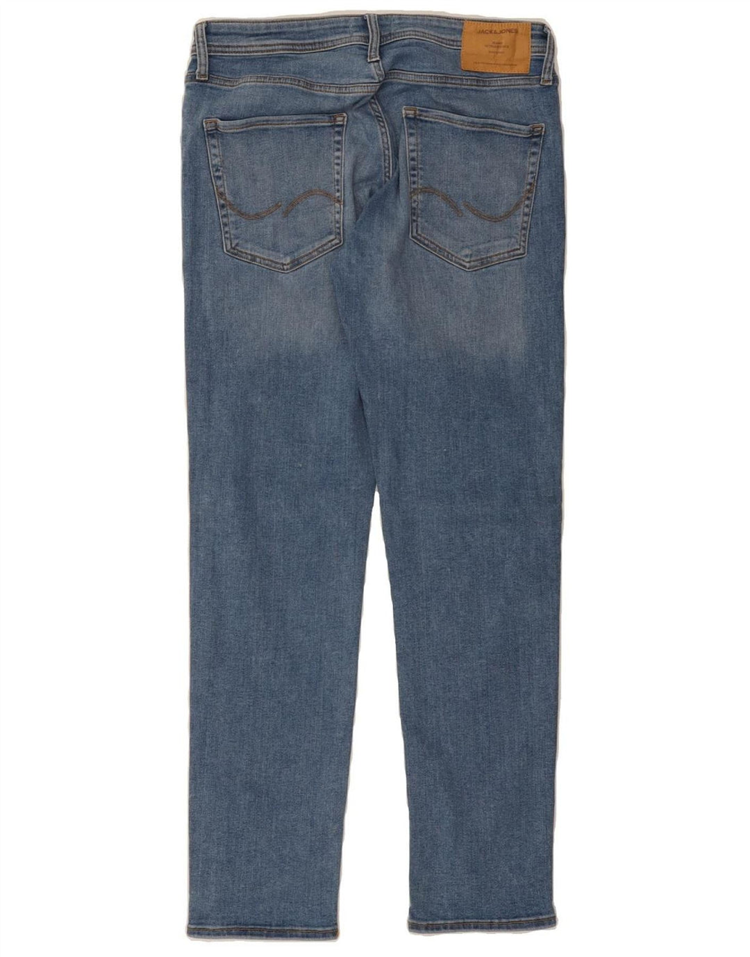 JACK & JONES Mens Slim Jeans W32 L32 Blue Cotton Vintage Jack & Jones and Second-Hand Jack & Jones from Messina Hembry 