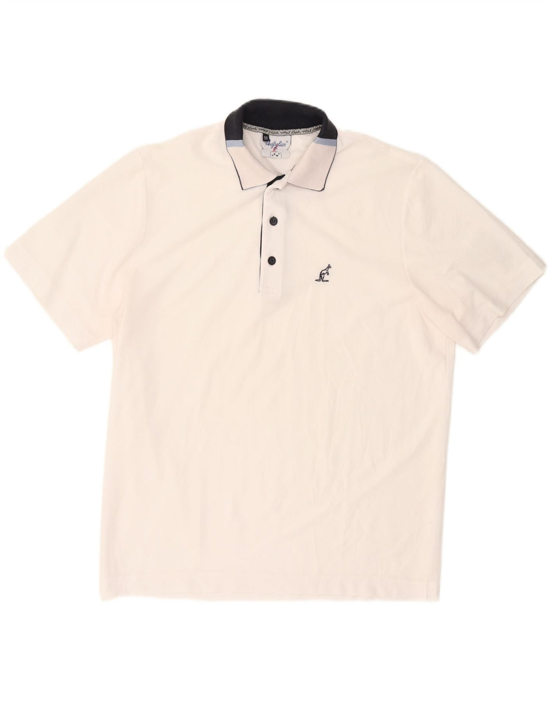 AUSTRALIAN L'ALPINA Tricou polo pentru bărbați IT 50 Poliester alb mediu