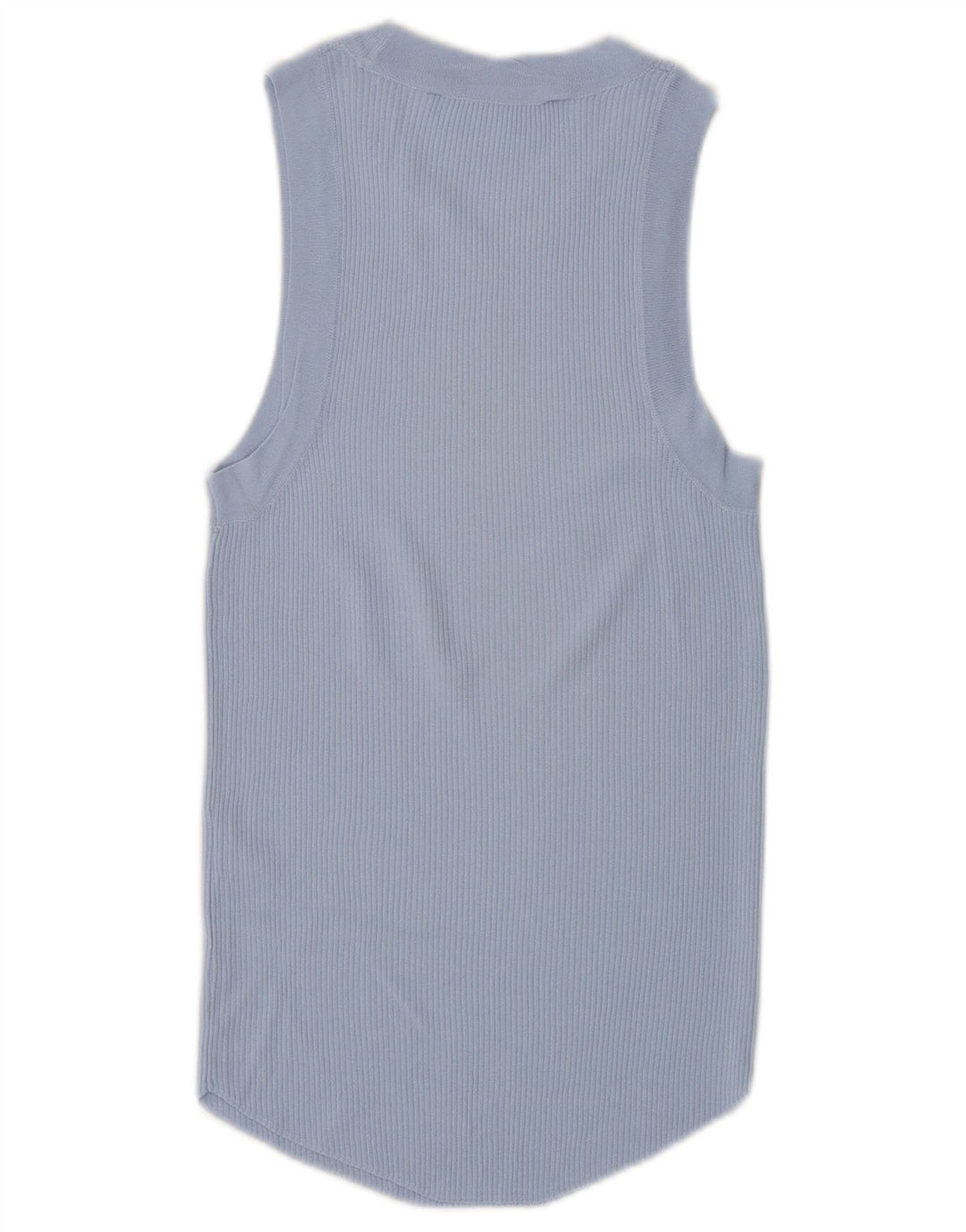Zara Womens Vest Top UK 12 Medium Blue Viscose