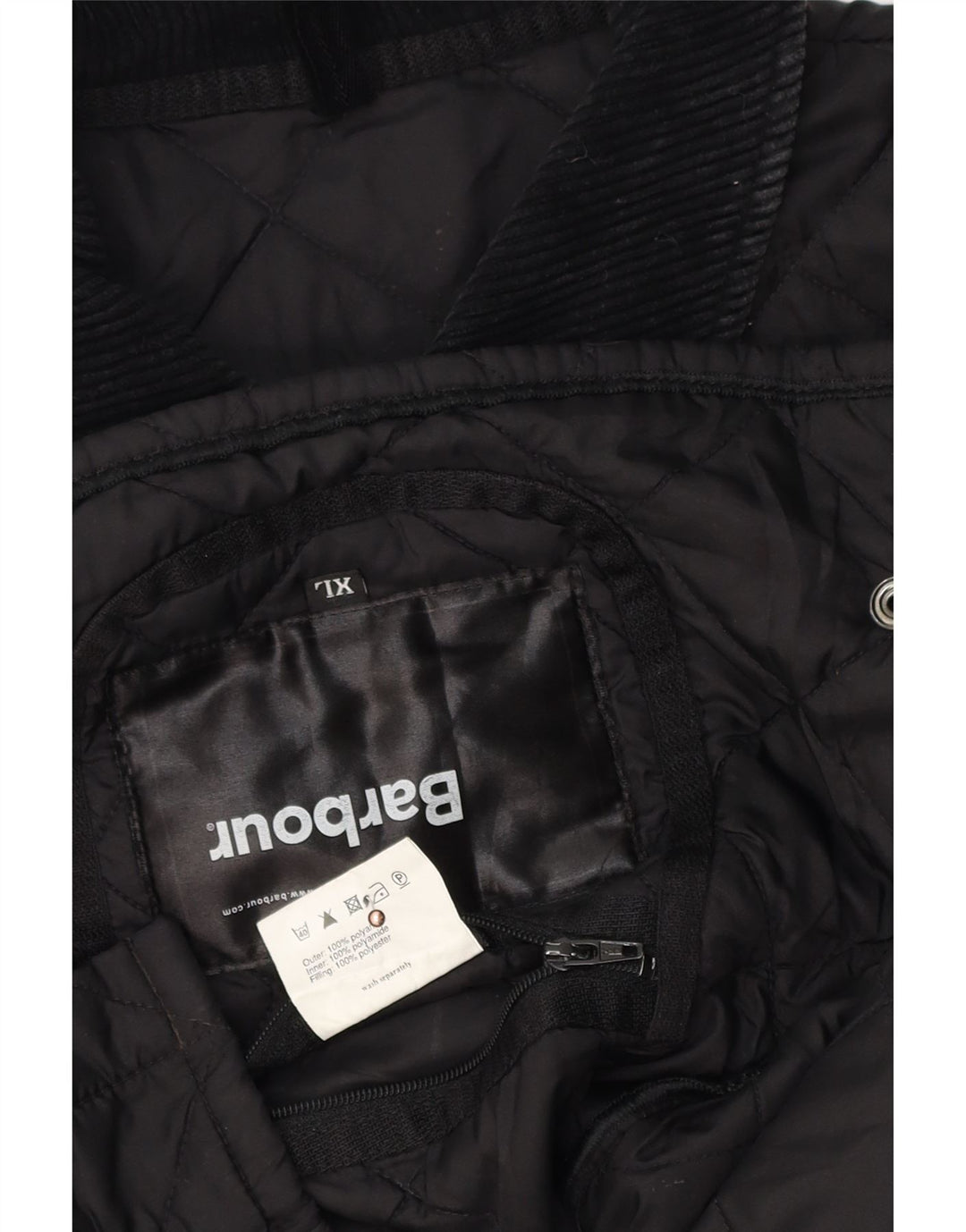Barbour Damen Steppjacke UK 18 XL Schwarz Polyamid