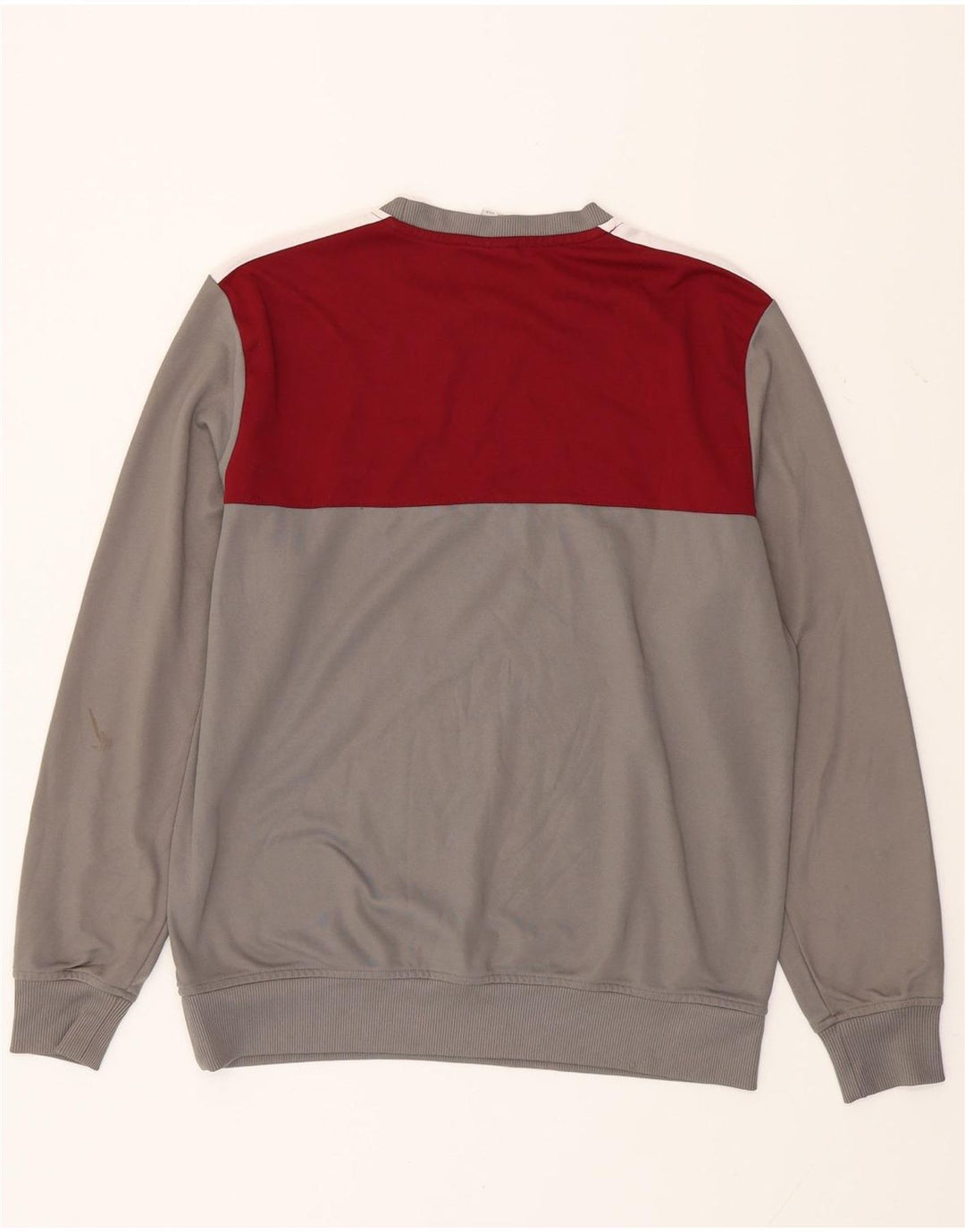 NEW ERA Mens Cooperstown Sweatshirt Jumper Large Grey Colourblock