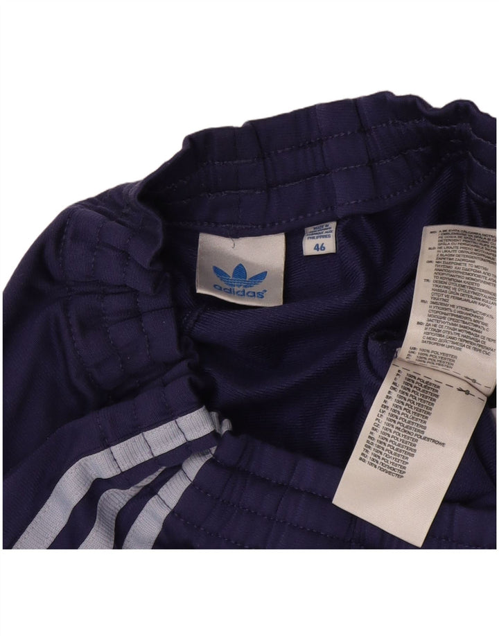 Adidas Womens Tracksuit Trousers IT 46 Large  Purple Polyester