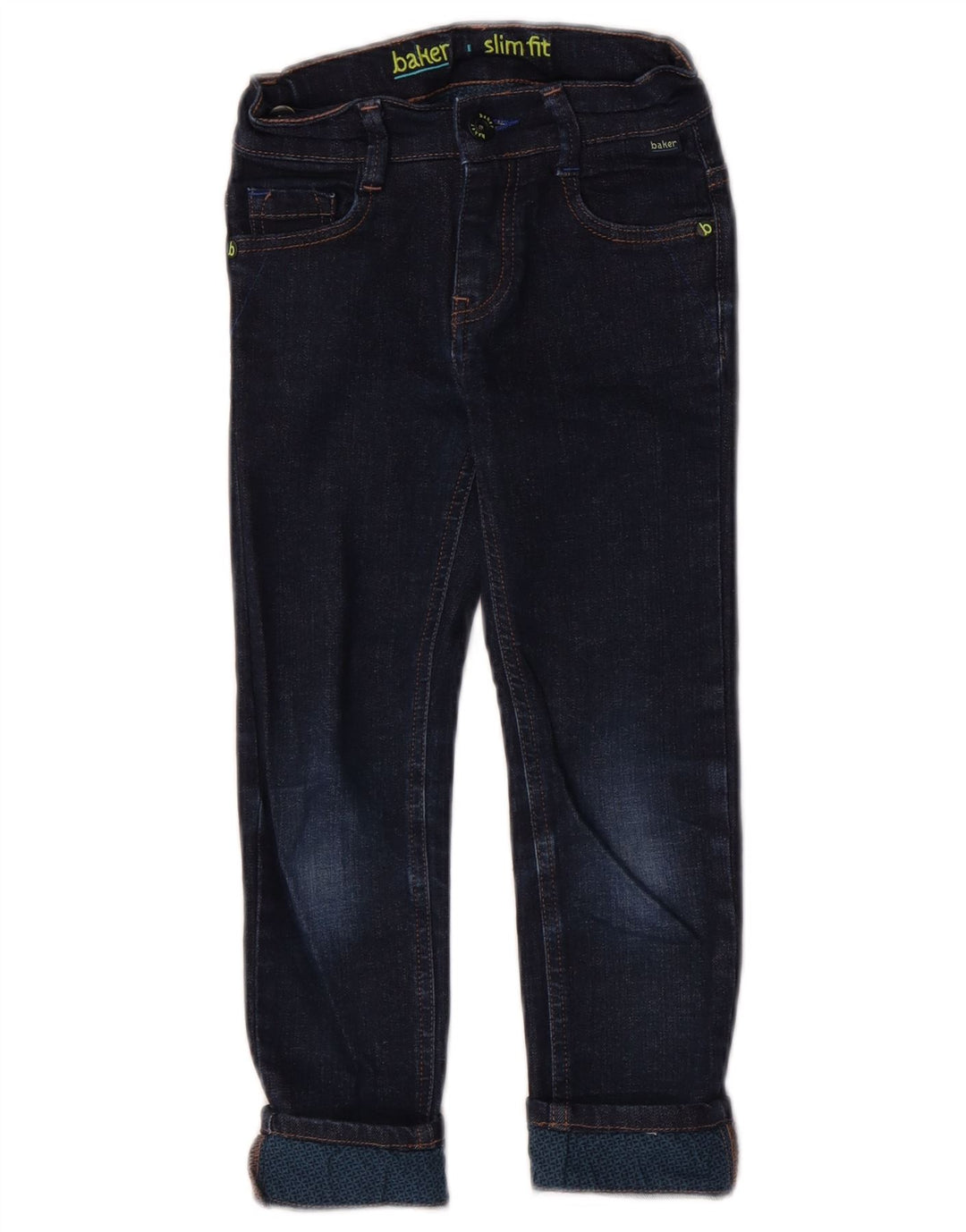Ted Baker Boys Slim Jeans 5-6 Years W20 L20 Navy Blue Cotton