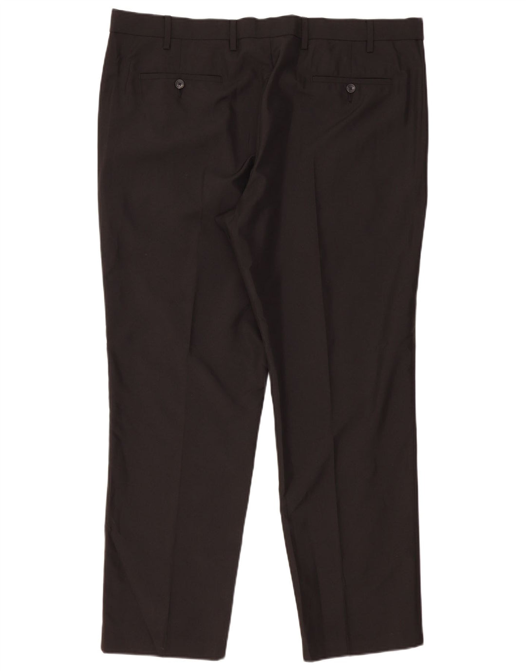 Marks & Spencer Herre Straight Regular Fit Suit Bukser W42 L31 Sort