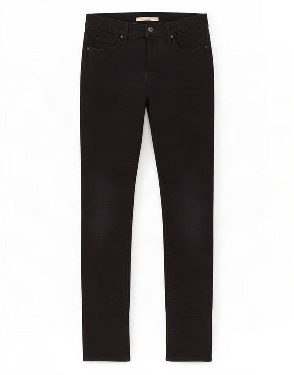 Calça jeans feminina Levi's 312 Shaping Slim W26 L32 algodão preto