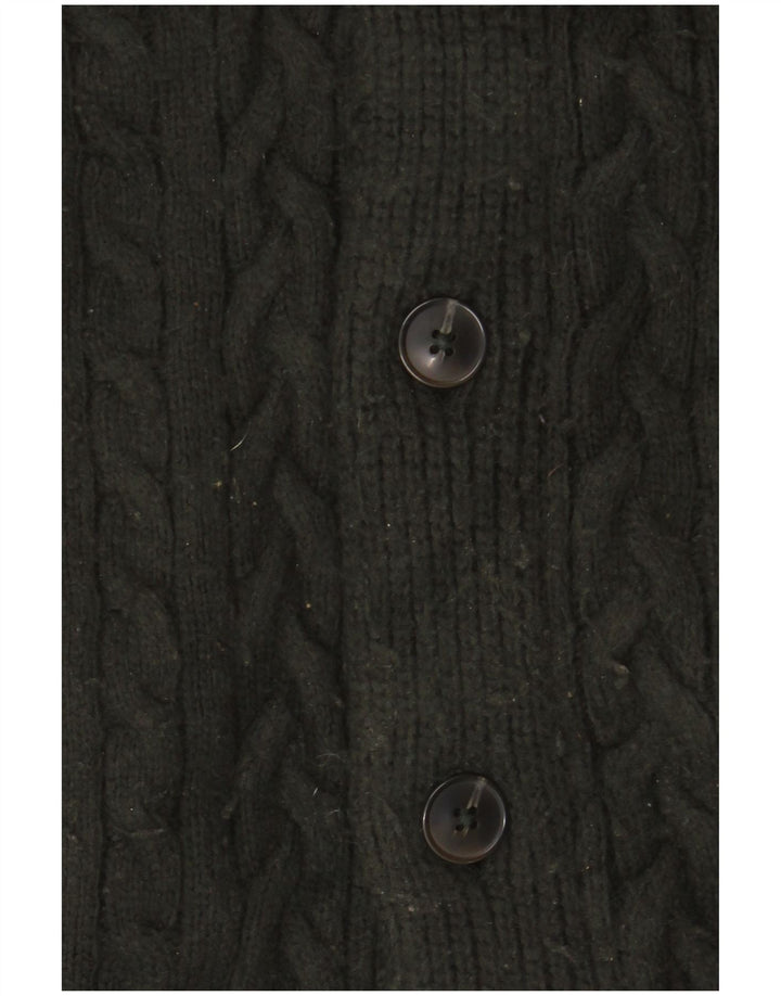 Marks & Spencer Pull Cardigan Homme Kaki Moyen Polyester