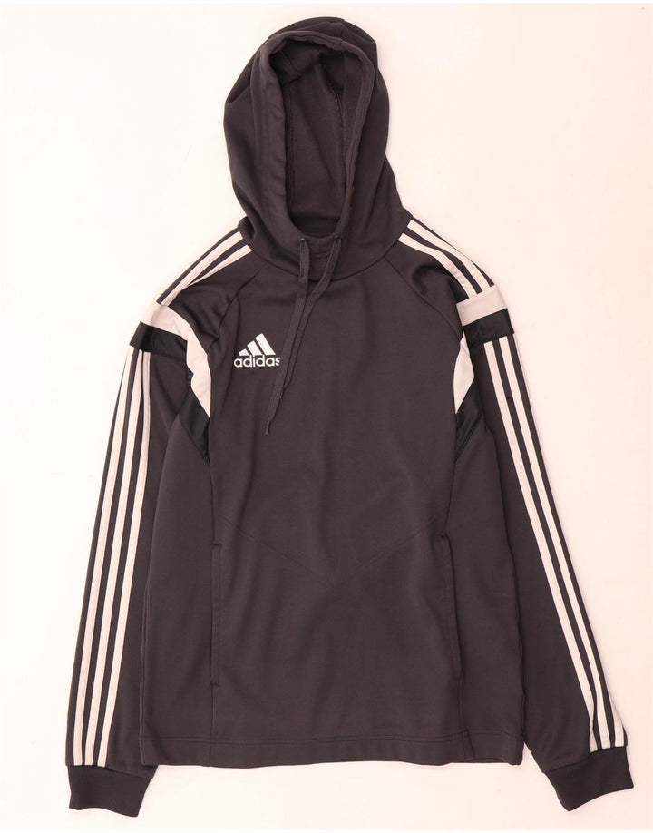 Adidas Herren Kapuzenpullover XS Grau Polyester