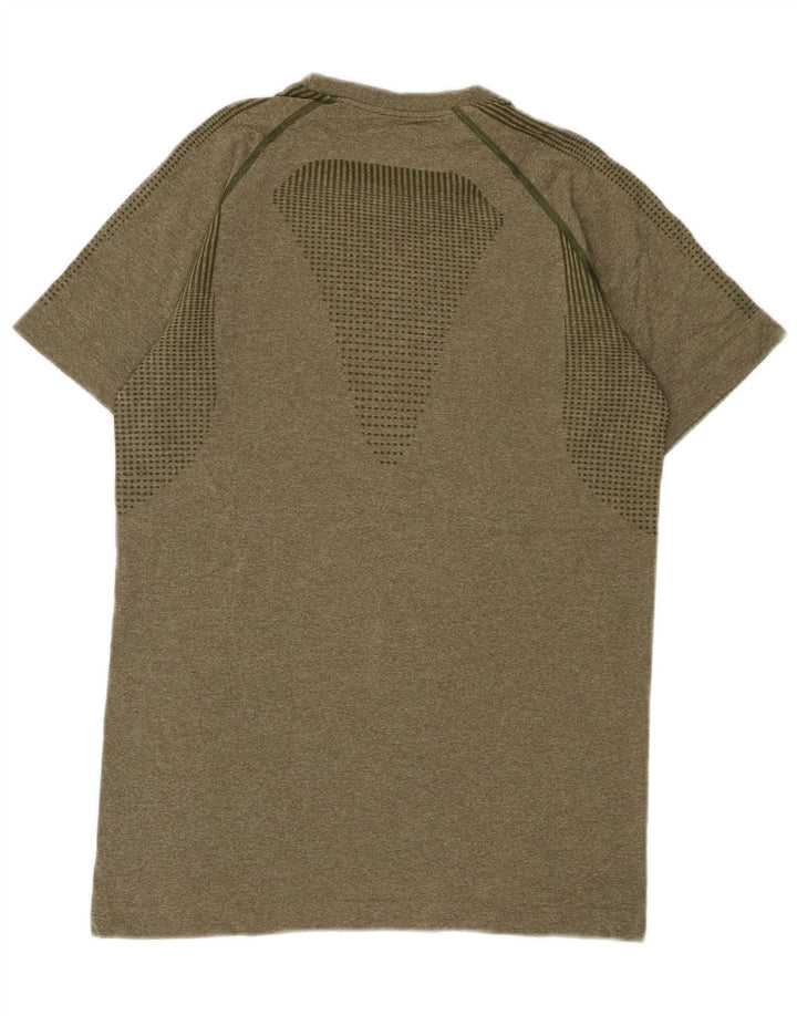 Puma Ανδρικό T-Shirt Top Μικρό Χακί