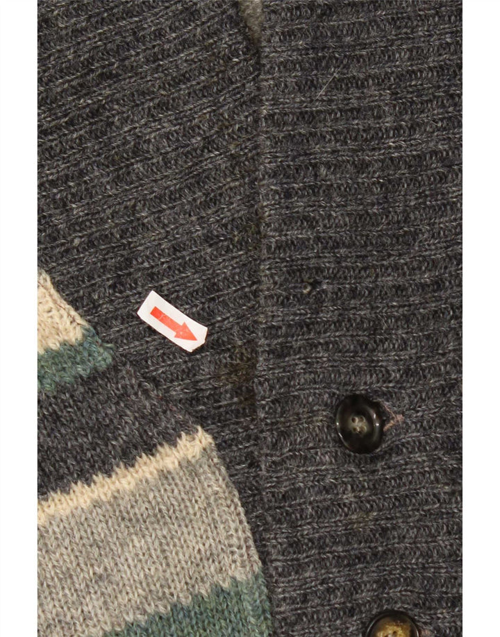 Trussardi Mens Cardigan Sweater XL Multicoloured Striped