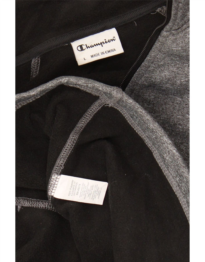 Γυναικεία αθλητική φόρμα Champion Top Jacket UK 16 Large Grey Flecked Polyester
