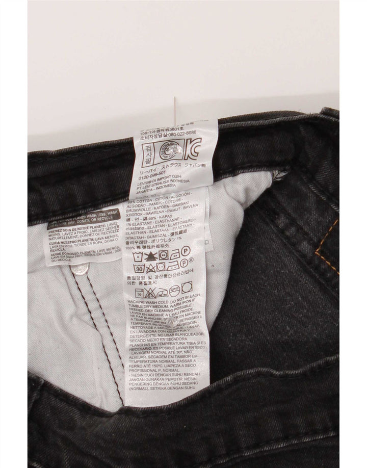 Levi's Mens 502 Tapered Jeans W34 L29 Grey Cotton