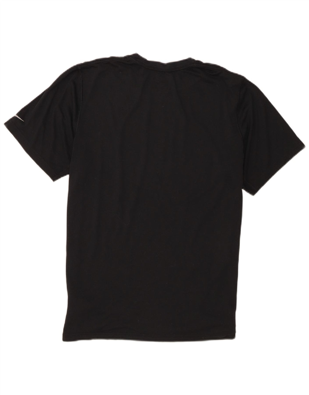 T-shirt grafica Nike Dri Fit da uomo, parte superiore in poliestere nero medio