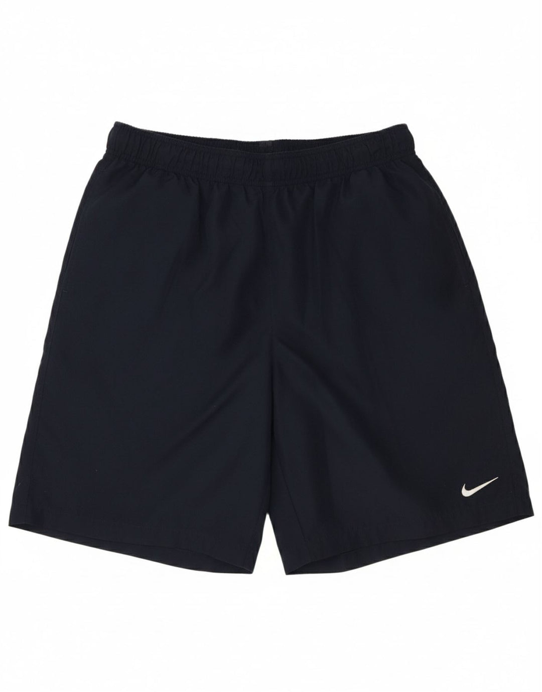 NIKE Mens Graphic Sport Shorts Large  Navy Blue Polyester